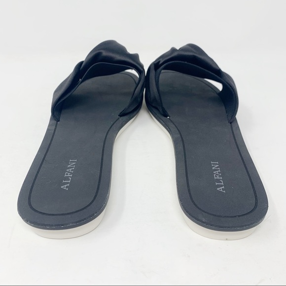 Alfani Noahh Women’s Bow Flat Slides Black Size7. - Picture 5 of 6